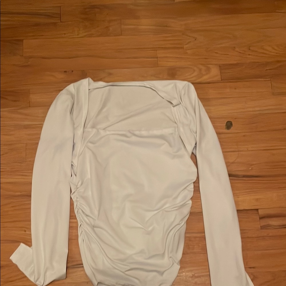 Elegant White Long Sleeve Top